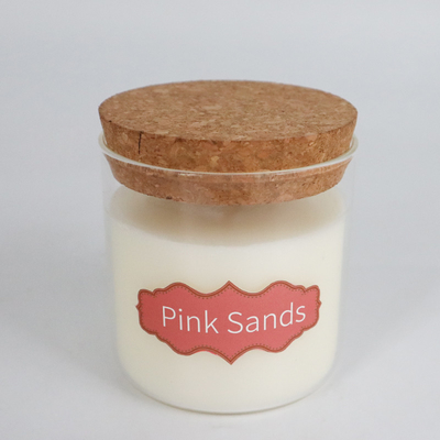 8oz Peppermint Scented κεριά κεριών ευκαλύπτων φυσικά με το καπάκι του Κορκ