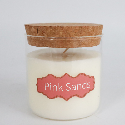 8oz Peppermint Scented κεριά κεριών ευκαλύπτων φυσικά με το καπάκι του Κορκ