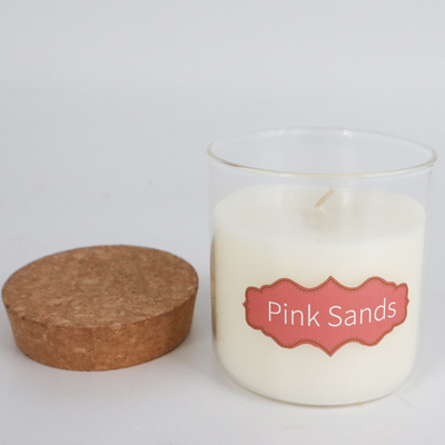 8oz Peppermint Scented κεριά κεριών ευκαλύπτων φυσικά με το καπάκι του Κορκ