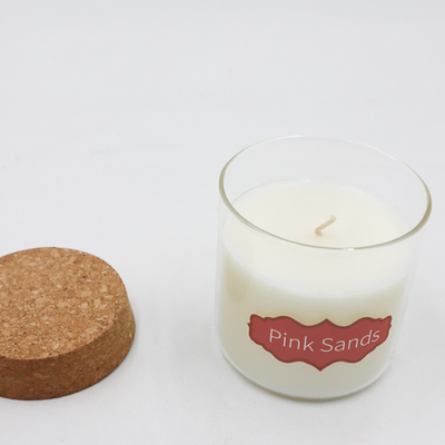 8oz Peppermint Scented κεριά κεριών ευκαλύπτων φυσικά με το καπάκι του Κορκ