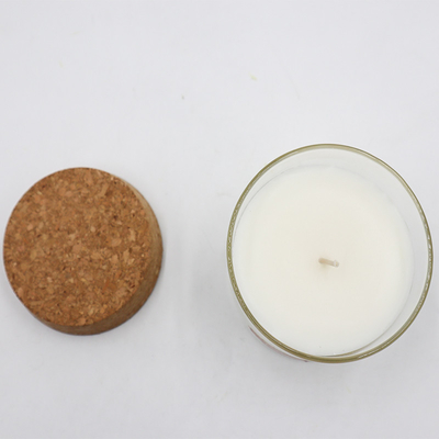 8oz Peppermint Scented κεριά κεριών ευκαλύπτων φυσικά με το καπάκι του Κορκ