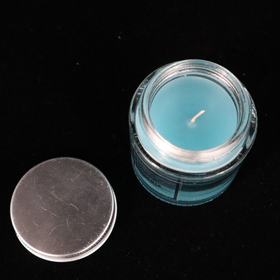 12 oz σπιτικό μπλε Lavender κεριών βάζων μαρμελάδας γυαλιού Scented για το λουτρό κρεβατοκάμαρων