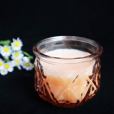 2022 αρώματος Scented κερί κεριών σόγιας γυαλιού εγχώριας πολυτέλειας ζωηρόχρωμο