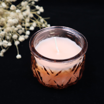 2022 αρώματος Scented κερί κεριών σόγιας γυαλιού εγχώριας πολυτέλειας ζωηρόχρωμο