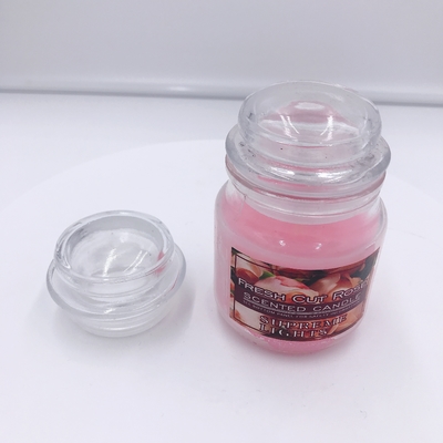 Το ρόδινο Mason Vegan κερί βάζων Aromatherapy αυξήθηκε Scented για την ανακούφιση πίεσης
