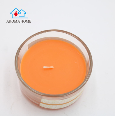 Επαναχρησιμοποιήσιμο σαφές γυαλί 3 oz scented κεριά για τη γιορτή γενεθλίων διακοπών