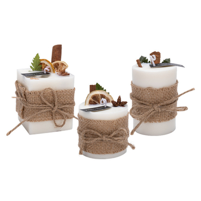 Scented κεριά κεριών σόγιας Vegan στυλοβατών cOem 10,5 Oz τετραγωνικής μορφής