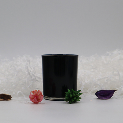 Κενά μαύρα Votive φλυτζάνια 6.2x7.3 κατόχων κεριών Tealight γυαλιού για την εκκλησία
