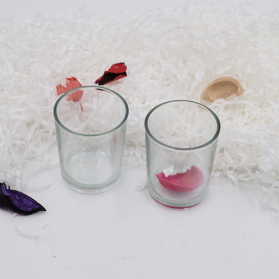 Σαφή βάζα 5.5x6.8 φλυτζανιών κατόχων κεριών Tealight γυαλιού κενά