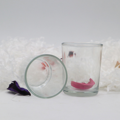 Σαφή βάζα 5.5x6.8 φλυτζανιών κατόχων κεριών Tealight γυαλιού κενά
