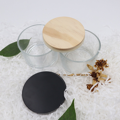 Διακόσμηση 11x8 φλυτζανιών κεριών Tealight εγχώριου σαφής γυαλιού αρώματος για τα κεντρικά τεμάχια