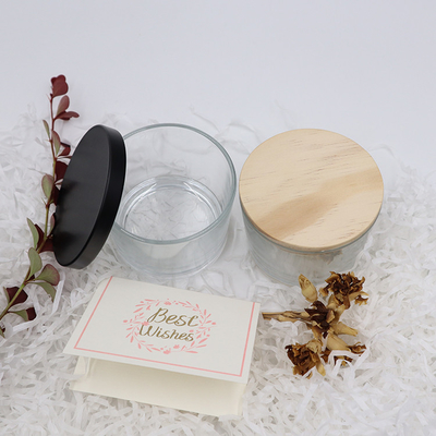Διακόσμηση 11x8 φλυτζανιών κεριών Tealight εγχώριου σαφής γυαλιού αρώματος για τα κεντρικά τεμάχια
