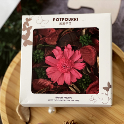 Ο cOem Scented αυξήθηκε ξηρό λουλούδι 110g ποτ πουρί πετάλων για την άνοιξη