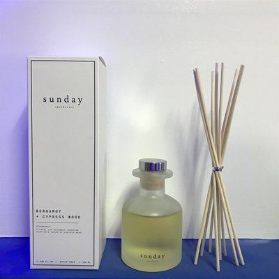 Lavender διασκορπιστών 126ml καλάμων αρώματος δώρο πολυτέλειας μυρωδιάς που τίθεται με το καπάκι αγκίδων
