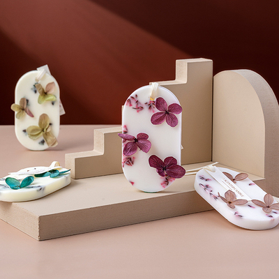 Δώρο λειωμένων μετάλλων εγχώριων Scented κεριών αρώματος που τίθεται ωοειδές για την παραγωγή κεριών