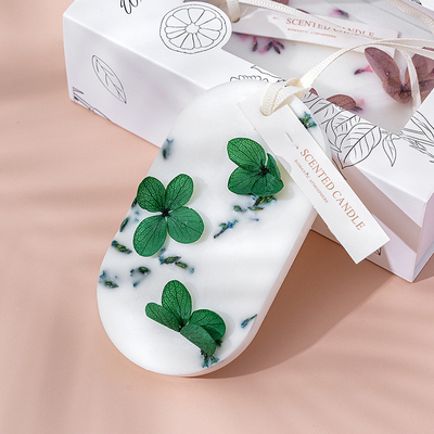 Δώρο λειωμένων μετάλλων εγχώριων Scented κεριών αρώματος που τίθεται ωοειδές για την παραγωγή κεριών