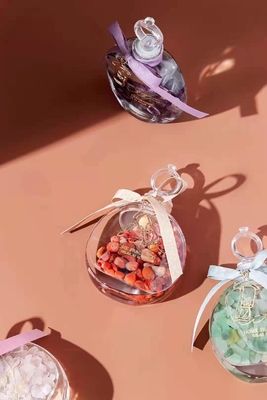 Scented διασκορπιστής 100ml καλάμων αρώματος Peony γκρέιπφρουτ με τις ζωηρόχρωμες πέτρες