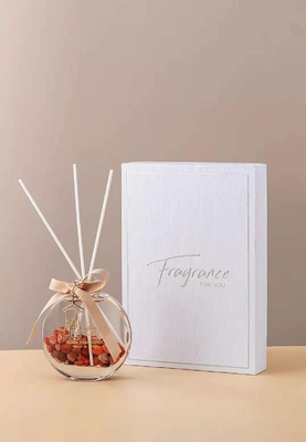 Scented διασκορπιστής 100ml καλάμων αρώματος Peony γκρέιπφρουτ με τις ζωηρόχρωμες πέτρες