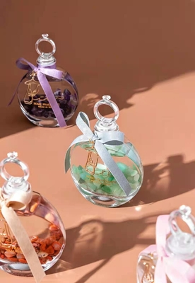 Scented διασκορπιστής 100ml καλάμων αρώματος Peony γκρέιπφρουτ με τις ζωηρόχρωμες πέτρες