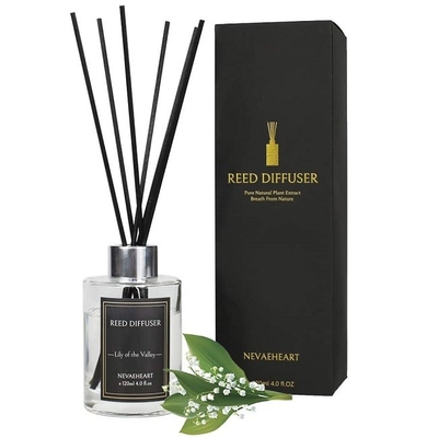 120ml καθαρίστε Lavender γυαλιού το διασκορπιστή καλάμων αρώματος εσπεριδοειδών για το άρωμα δωματίων
