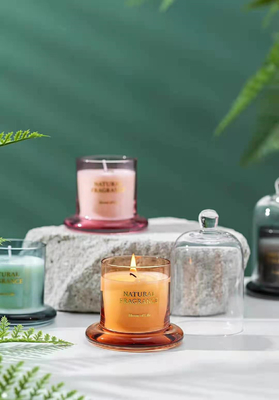 Σύνολα δώρων εγχώριων κεριών αρώματος Aromatherapy θόλων γυαλιού