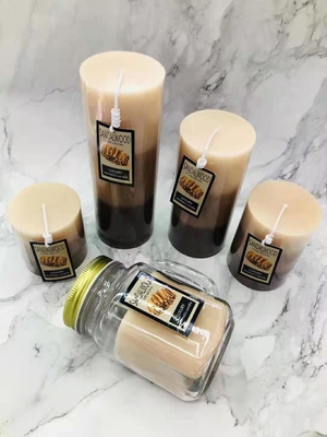Scented κεριά στυλοβατών κεριών σόγιας 3.5oz 4.5oz χειροποίητα για την ανακούφιση πίεσης