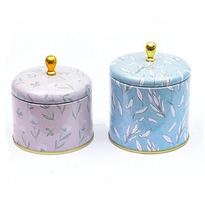 Χειροποίητο Scented κερί 100ml 250ml δοχείων κασσίτερου μετάλλων κεριών σόγιας