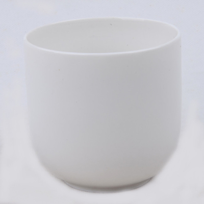 7oz σαφές άσπρο Scented φυσικό κεραμικό δοχείο κεριών σόγιας για τον ύπνο