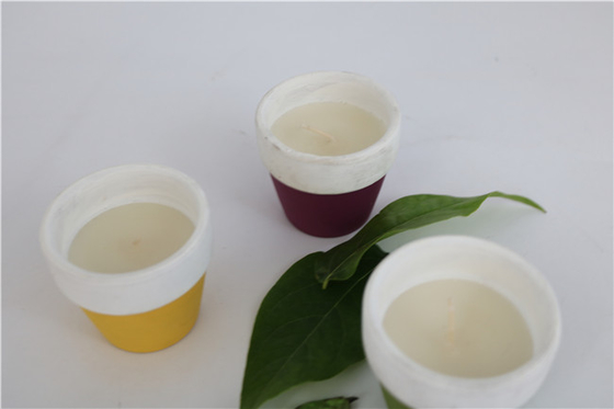 Εξατομικευμένα Lavender βάζων γυαλιού κεριών 7oz MSDS μαύρα κεριά σόγιας για την εσωτερική διακόσμηση