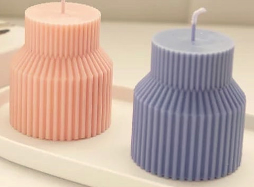 Αμόλυβδο Scented κερί 230g 6*6*10cm σόγιας φυτιλιών κεραμικό